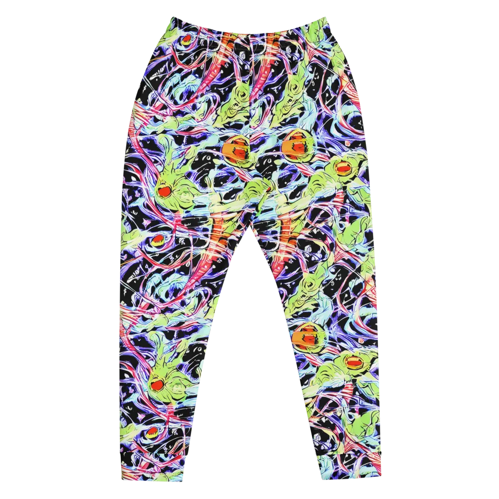 Electric Frog Rush on Men's Joggers — Front