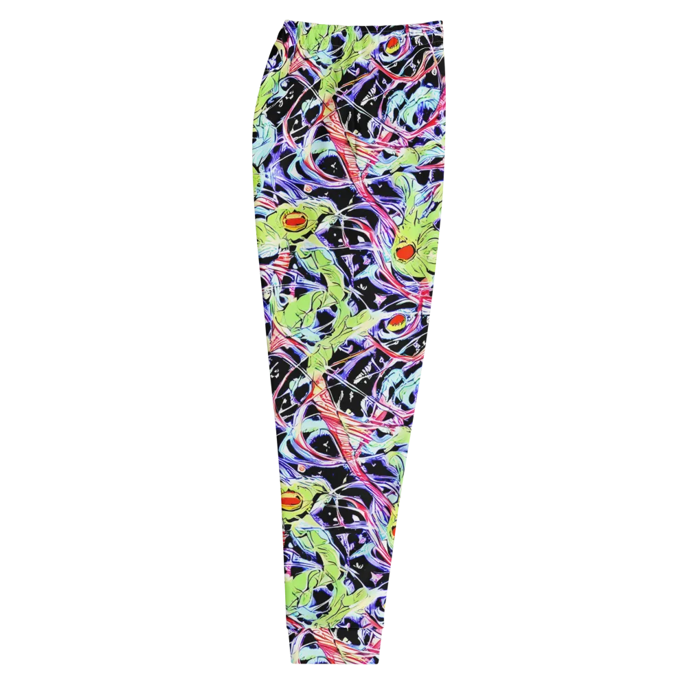 Electric Frog Rush on Men's Joggers — Right