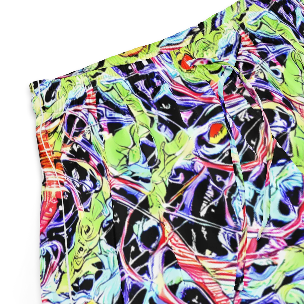 Electric Frog Rush on Women's Pajama Shorts — Product details