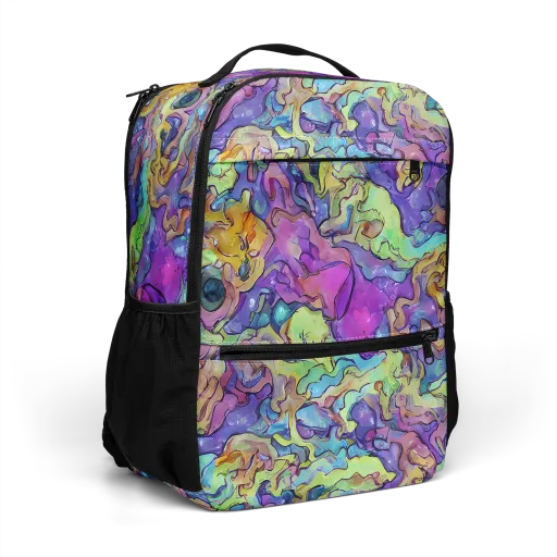 Dreamwave Mosaic on a Utility Backpack