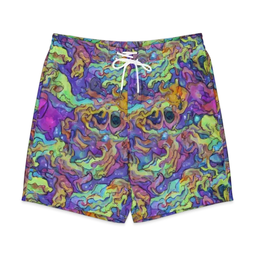 Dreamwave Mosaic on a Men's Board Shorts