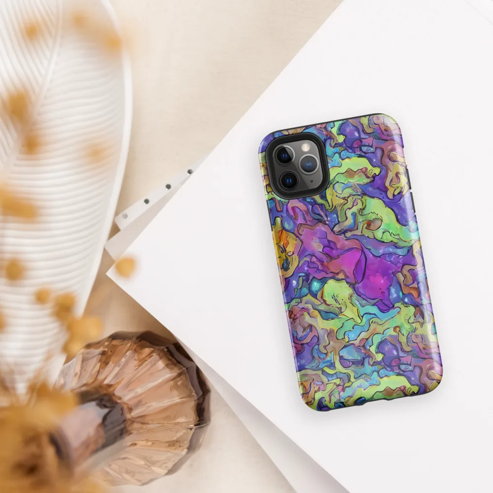 Dreamwave Mosaic on Tough Case for iPhone® — Front