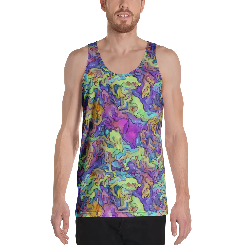 Dreamwave Mosaic on Men's Tank Top — Front