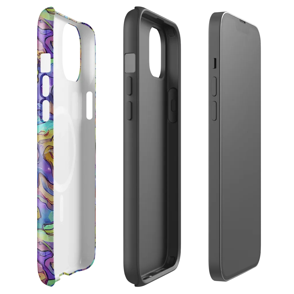 Dreamwave Mosaic on MagSafe Tough Case for iPhone® — Front