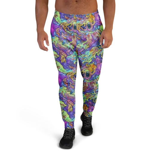 Dreamwave Mosaic on a Men's Joggers