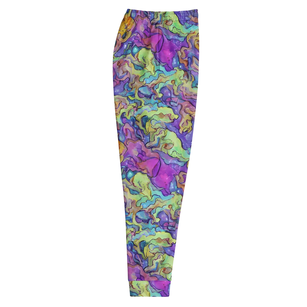 Dreamwave Mosaic on Men's Joggers — Right