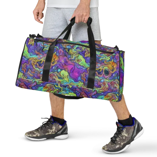 Dreamwave Mosaic on a Duffle Bag