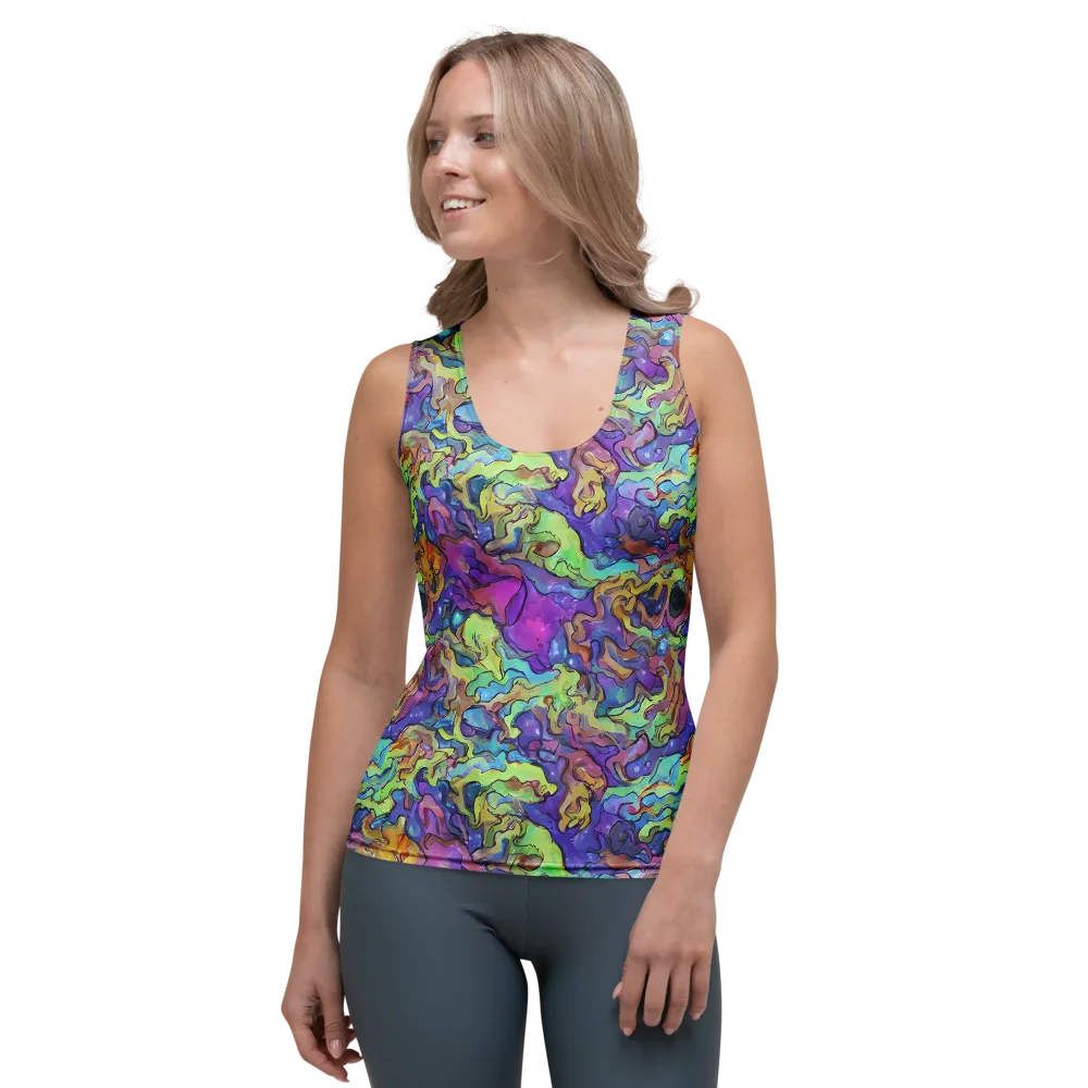 Dreamwave Mosaic on Women's Tank Top — Front