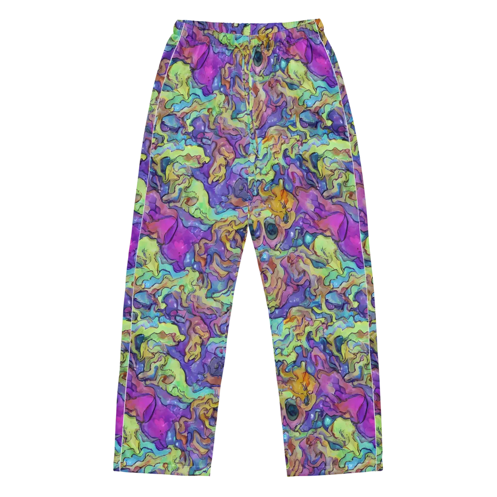 Dreamwave Mosaic on Women's Pajama Pants — Front