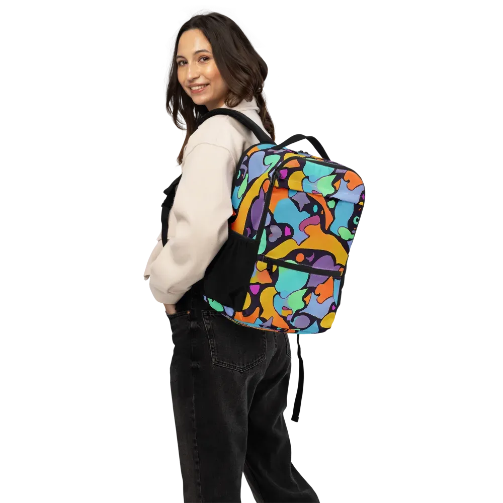 Acid Spectrum on Utility Backpack — Back