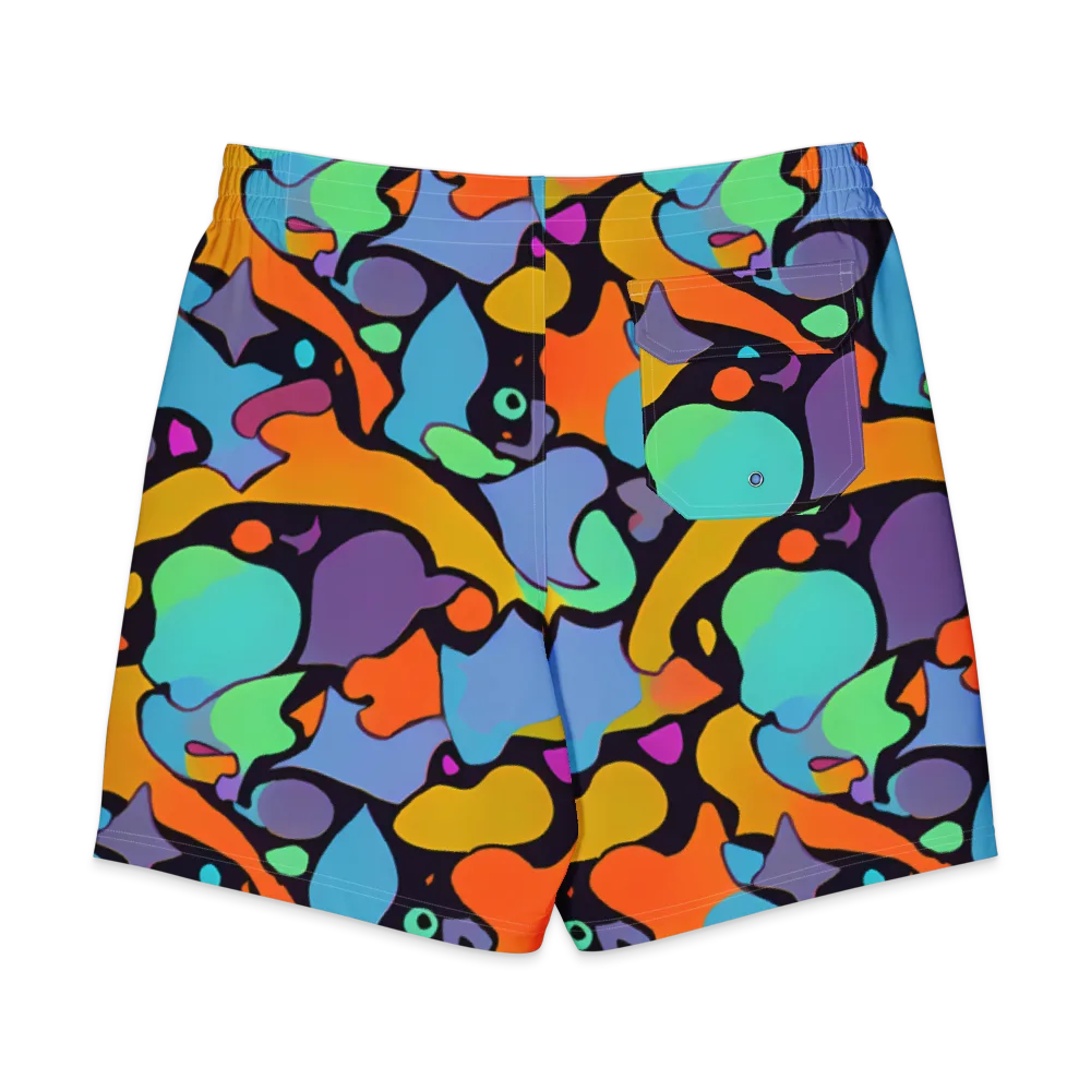 Acid Spectrum on Men's Board Shorts — Back