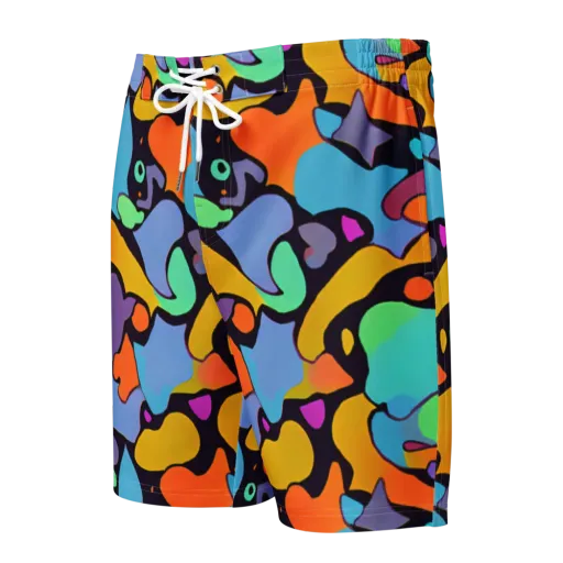 Acid Spectrum on a Men's Board Shorts