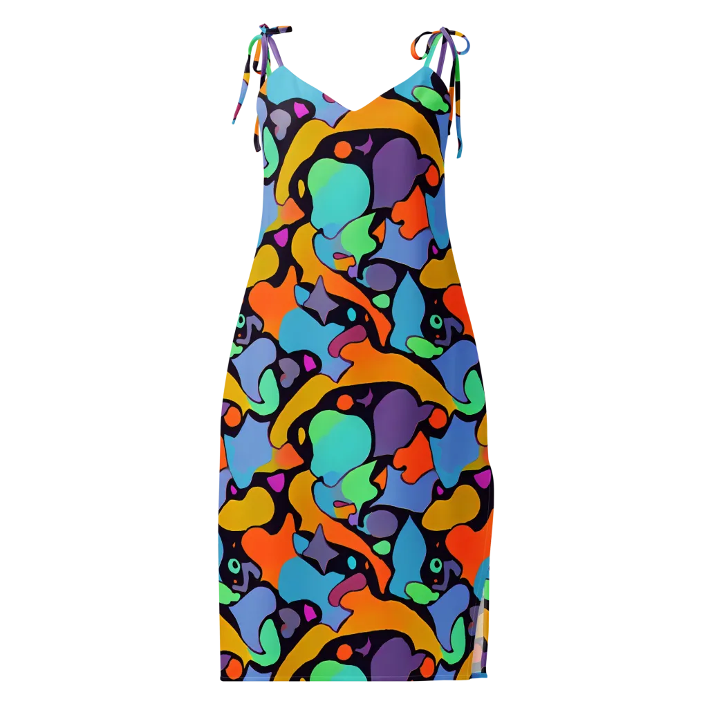 Acid Spectrum on Slip Dress — Front