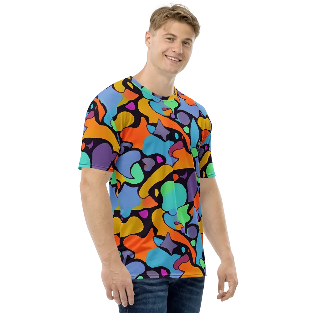 Acid Spectrum on Men's Crew Neck T-Shirt — Right