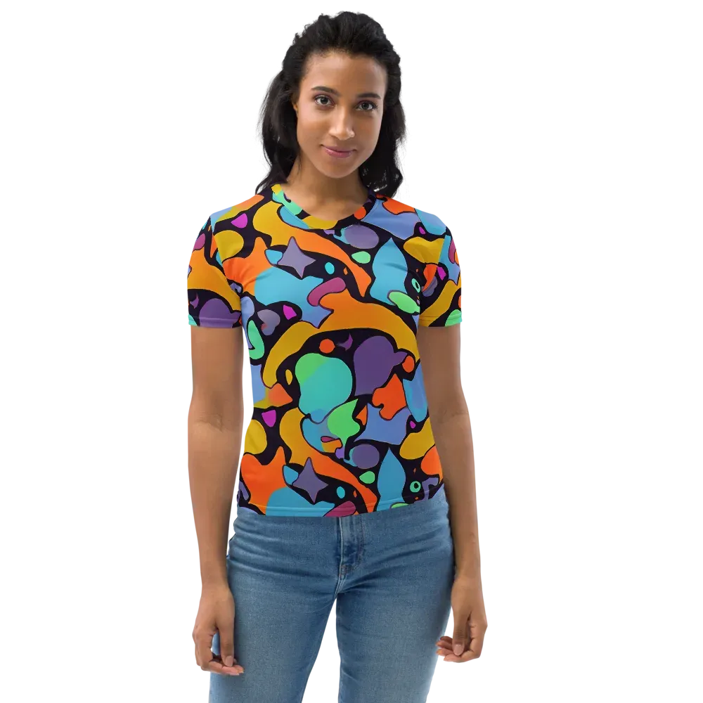Acid Spectrum on Women's Crew Neck T-Shirt — Front