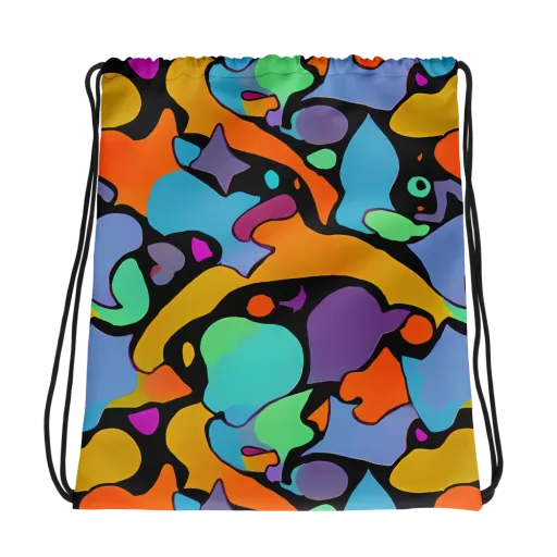 Acid Spectrum on a Drawstring Bag