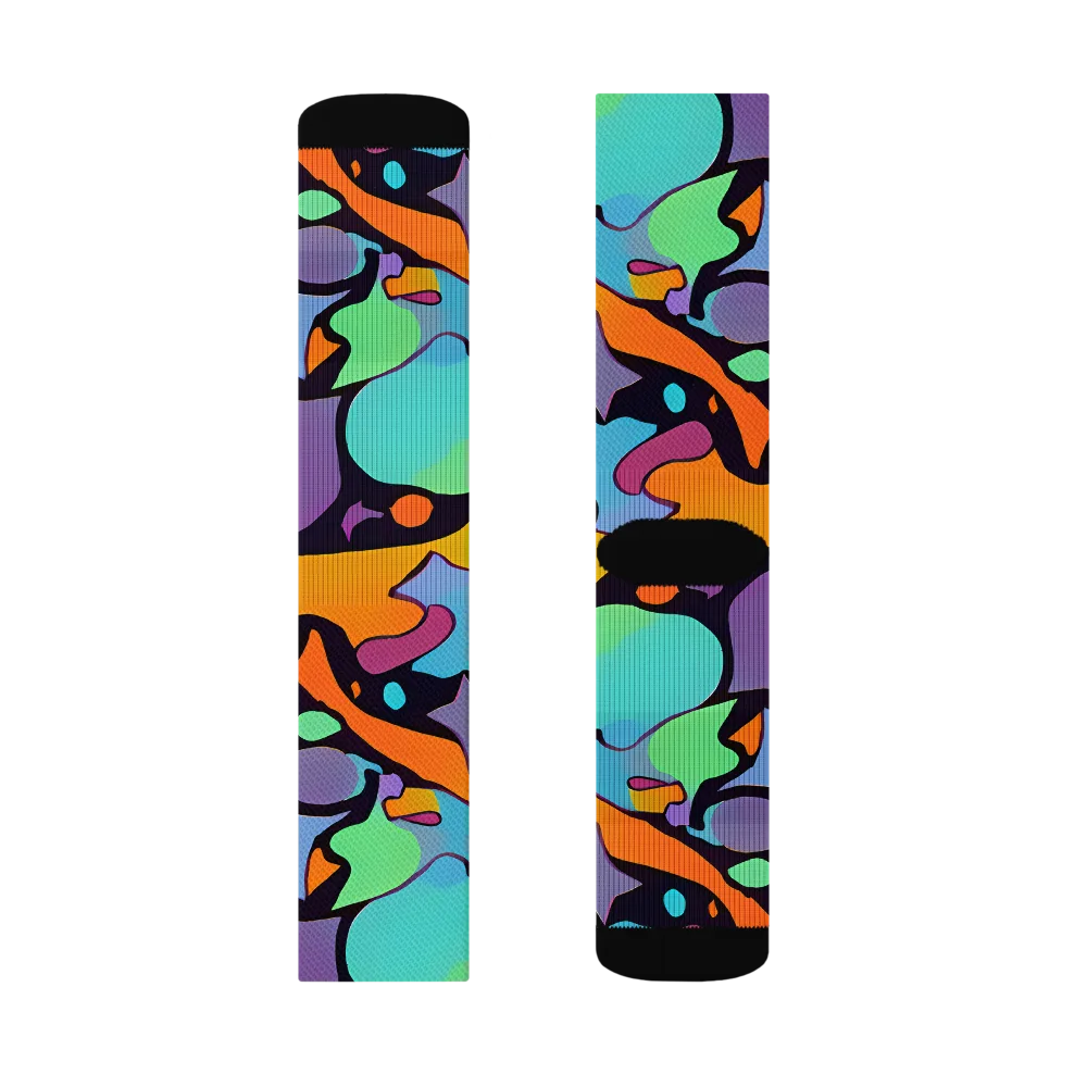 Acid Spectrum on Socks — Right Sock