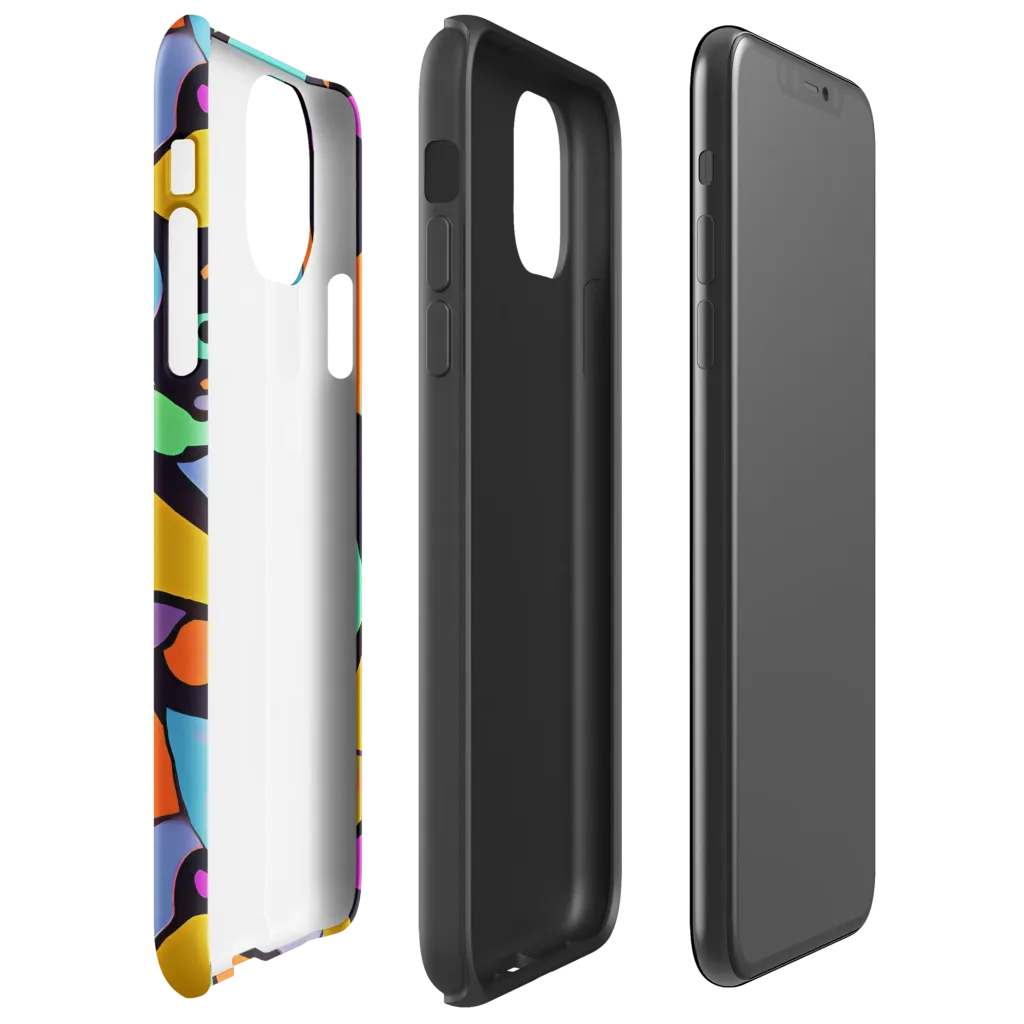 Acid Spectrum on Tough Case for iPhone® — Right