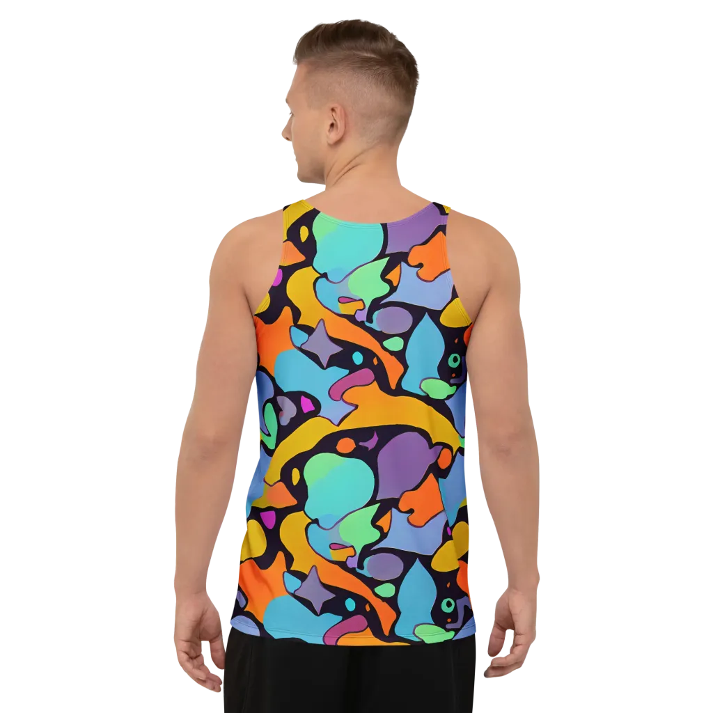 Acid Spectrum on Men's Tank Top — Back