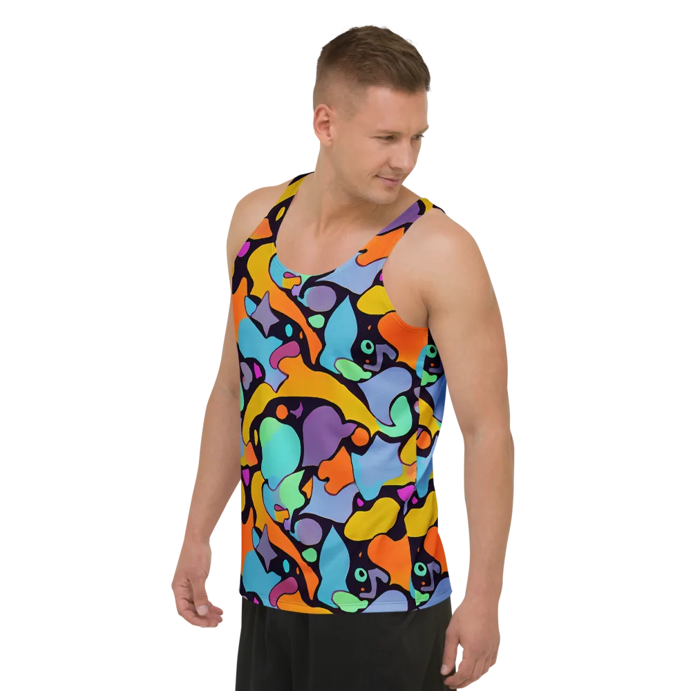 Acid Spectrum on Men's Tank Top — Left Front
