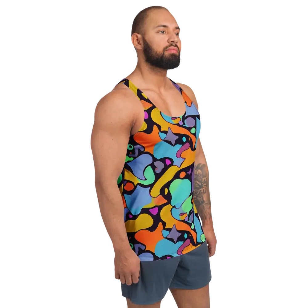 Acid Spectrum on Men's Tank Top — Right Front