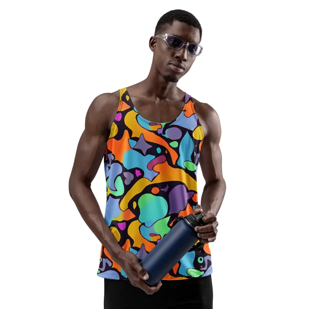 Acid Spectrum on Men's Tank Top — Front