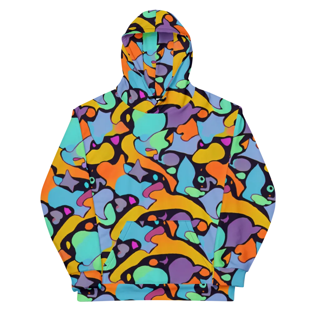 Acid Spectrum on Cotton Hoodie — Front