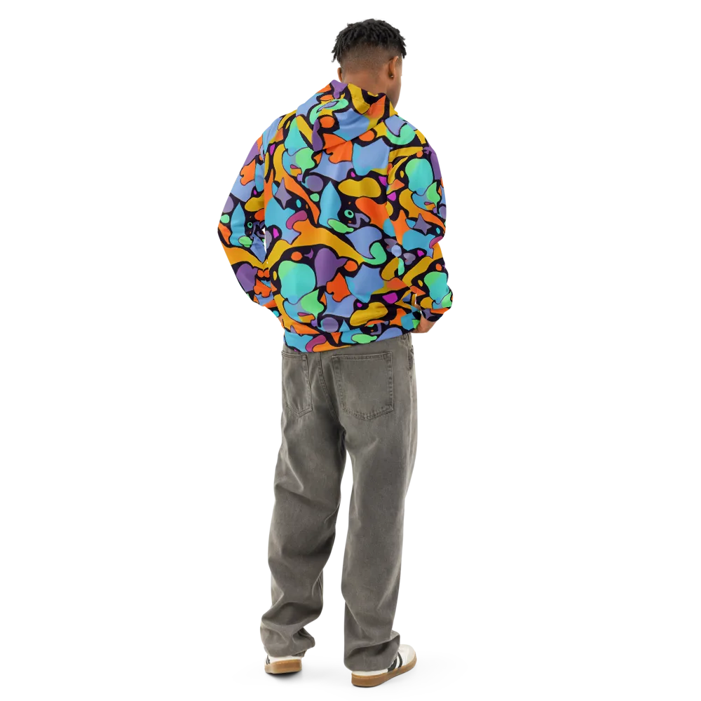 Acid Spectrum on Cotton Hoodie — Back