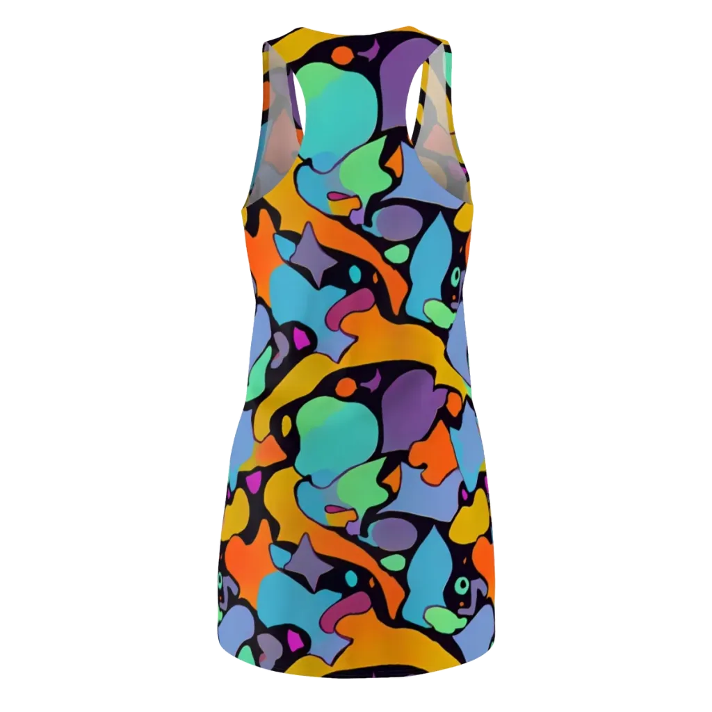 Acid Spectrum on Racerback Dress — Back