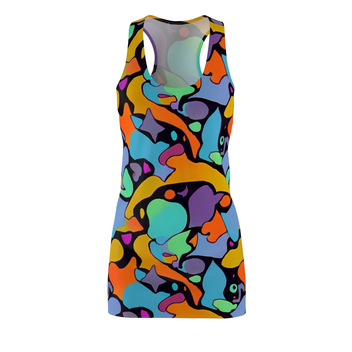 Acid Spectrum on Racerback Dress — Front
