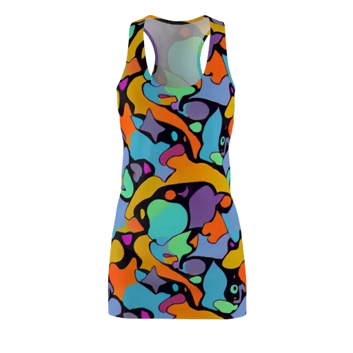 Acid Spectrum on a Racerback Dress