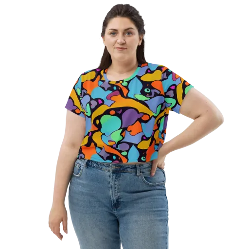 Acid Spectrum on a Crop Tee