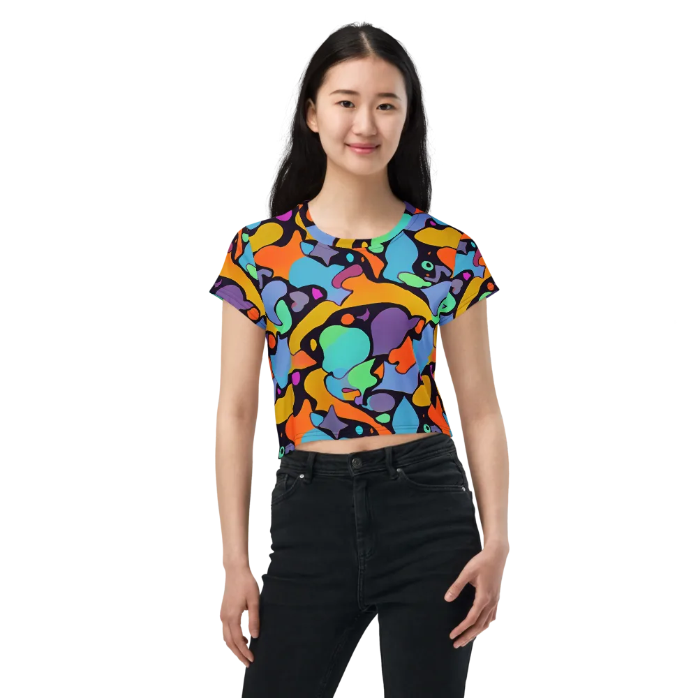 Acid Spectrum on Crop Tee — Front