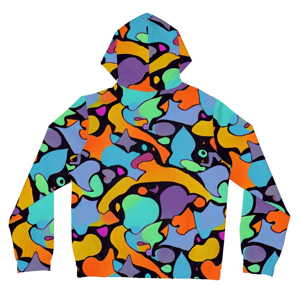 Acid Spectrum on Women's Full-Zip Hoodie — Back