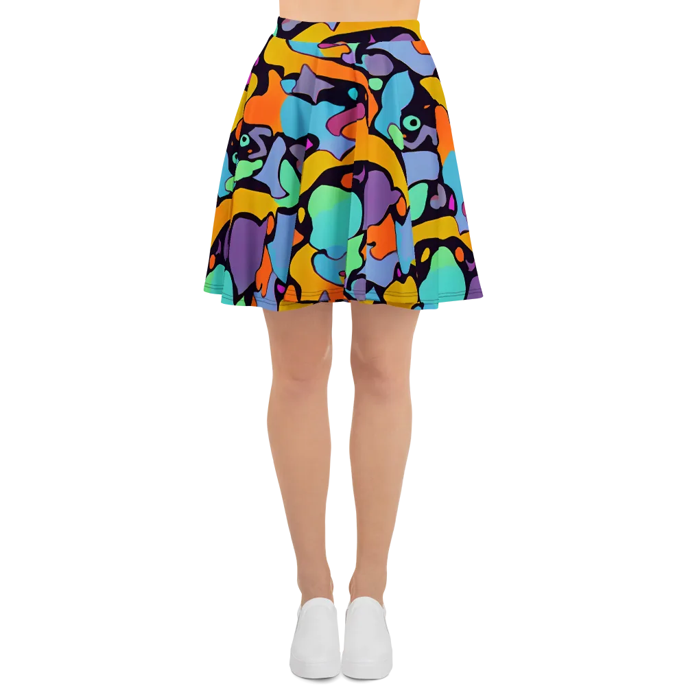 Acid Spectrum on Skater Skirt — Front