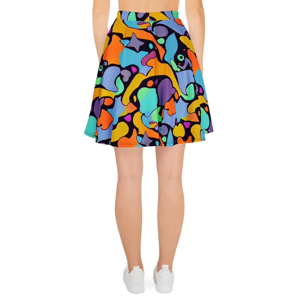 Acid Spectrum on Skater Skirt — Back
