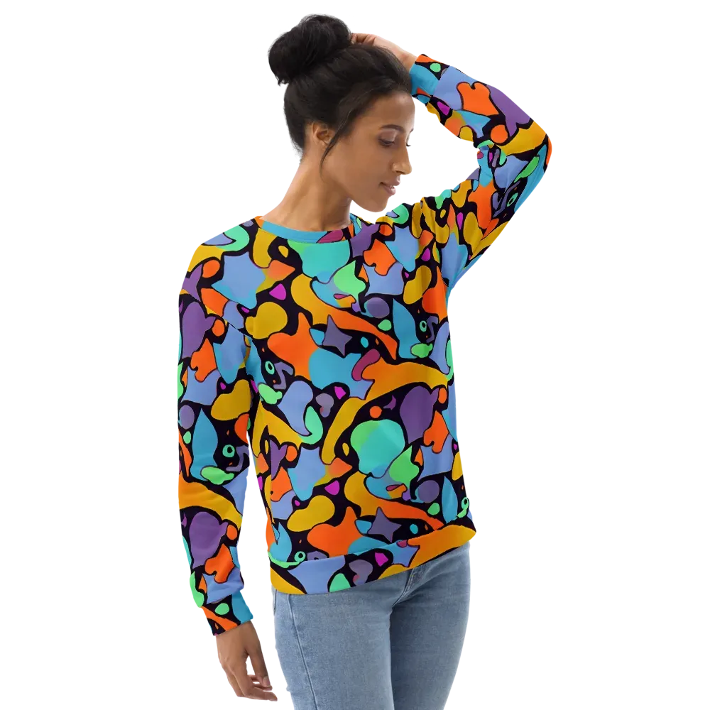 Acid Spectrum on Sweatshirt — Right Front