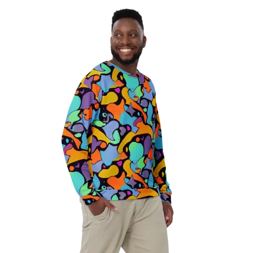Acid Spectrum on a Sweatshirt