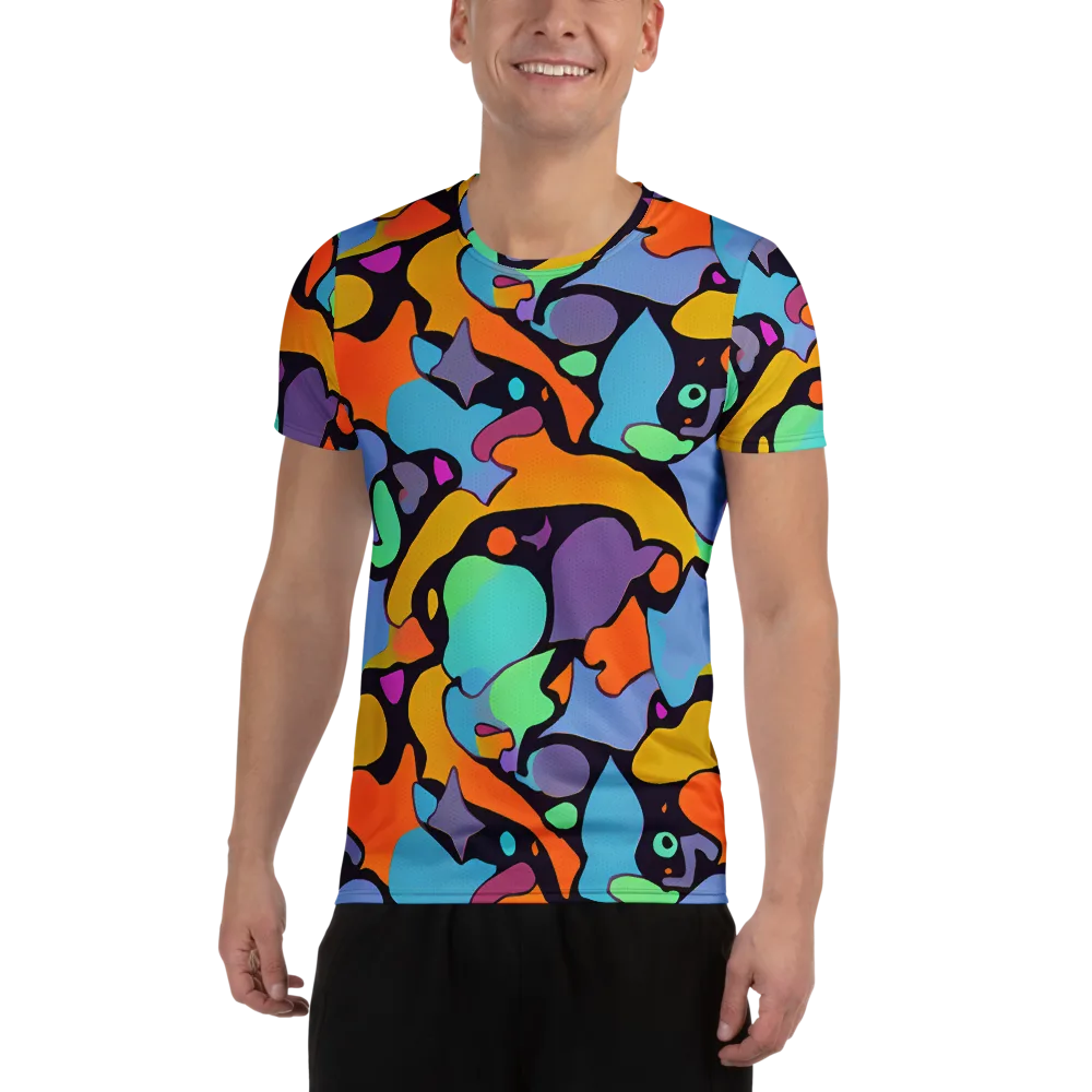 Acid Spectrum on Men's Athletic T-Shirt — Front