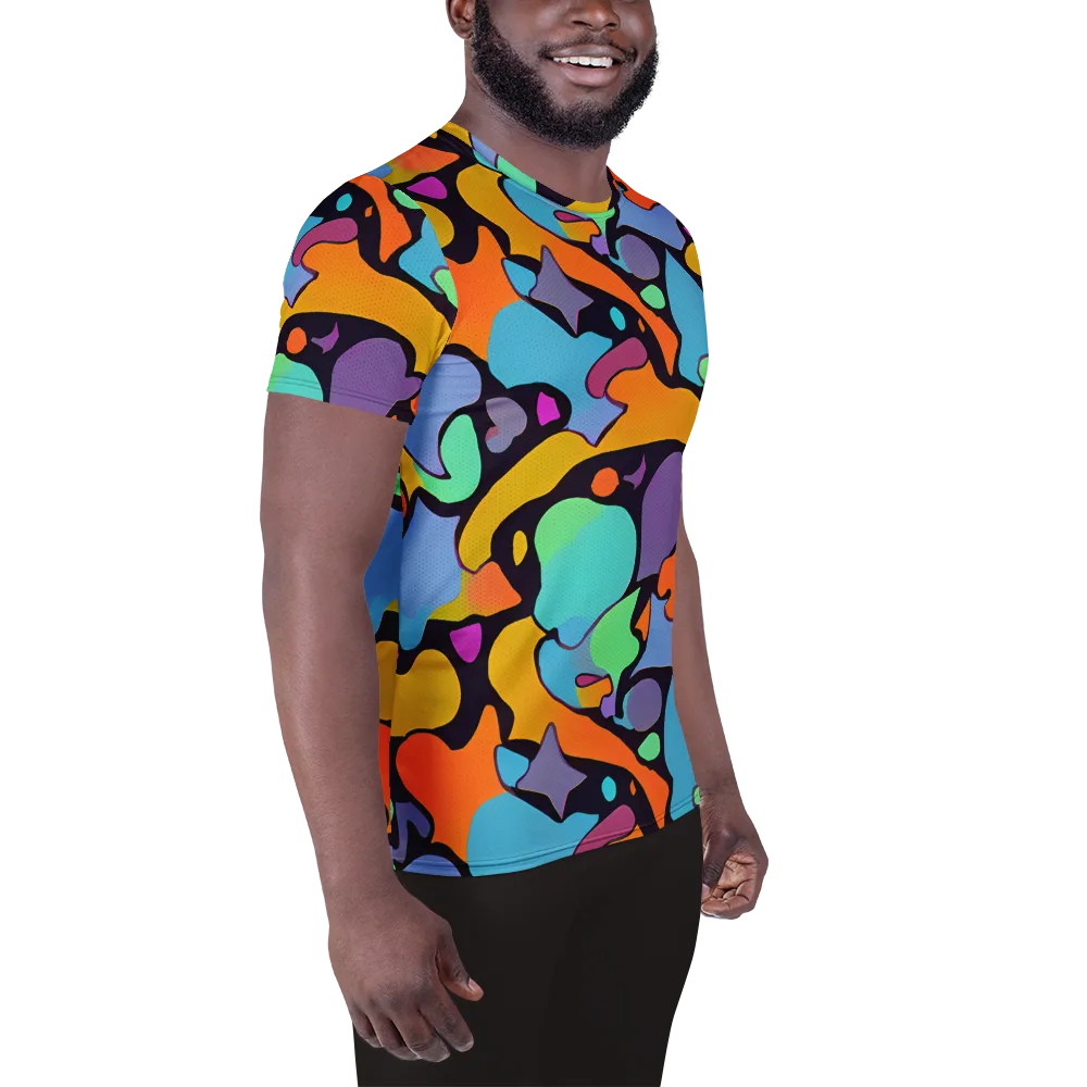 Acid Spectrum on Men's Athletic T-Shirt — Right