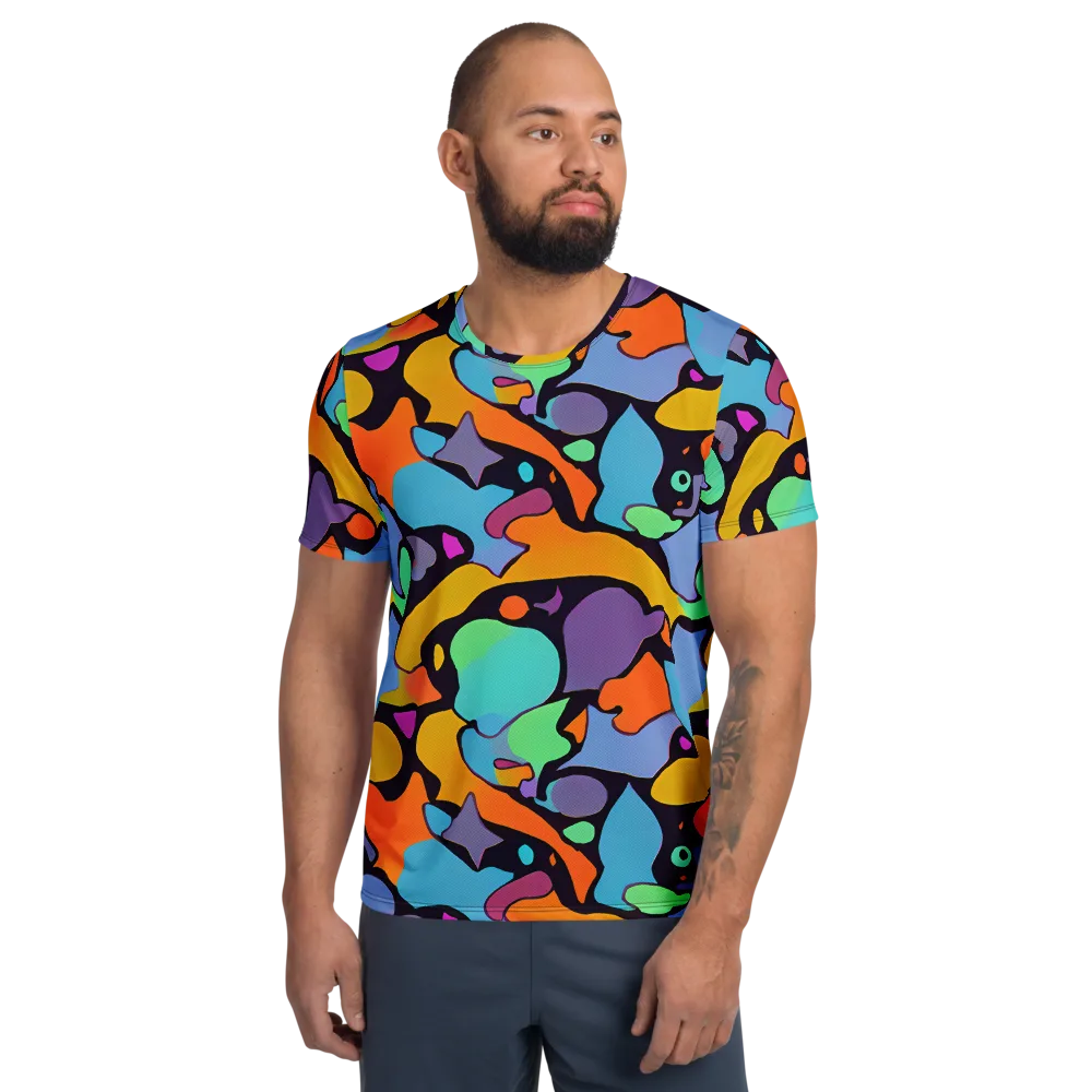 Acid Spectrum on Men's Athletic T-Shirt — Front