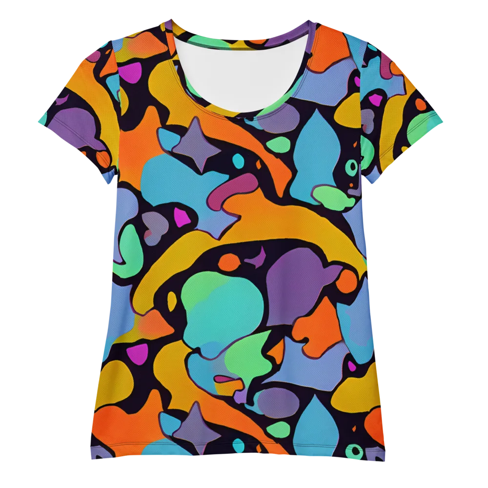 Acid Spectrum on Women's Athletic T-Shirt — Front