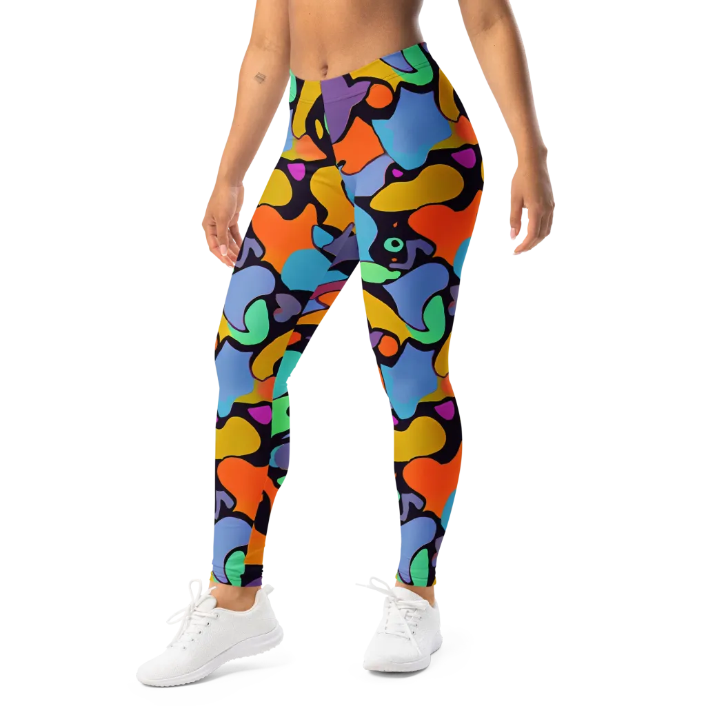 Acid Spectrum on Leggings — Left Front