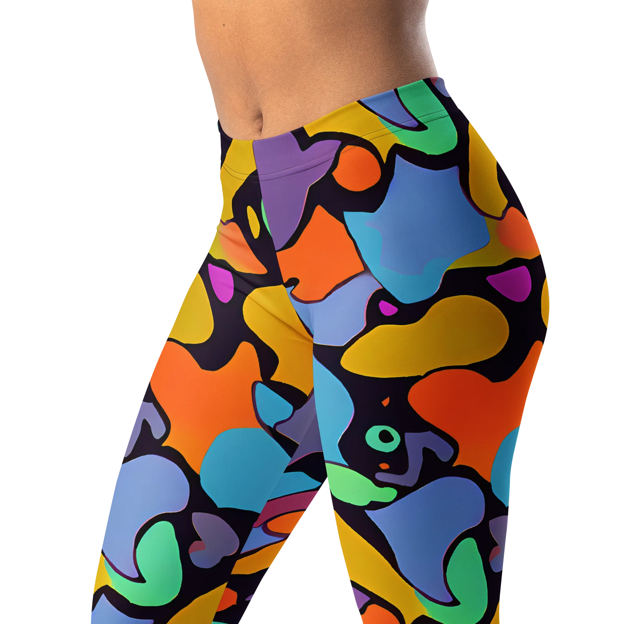 Acid Spectrum on Leggings — Left Front