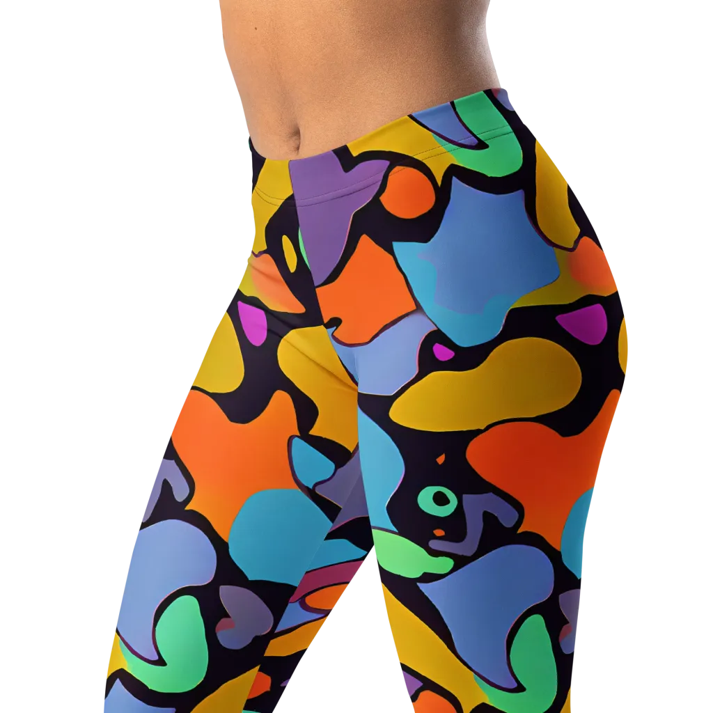 Acid Spectrum on Leggings — Left Front