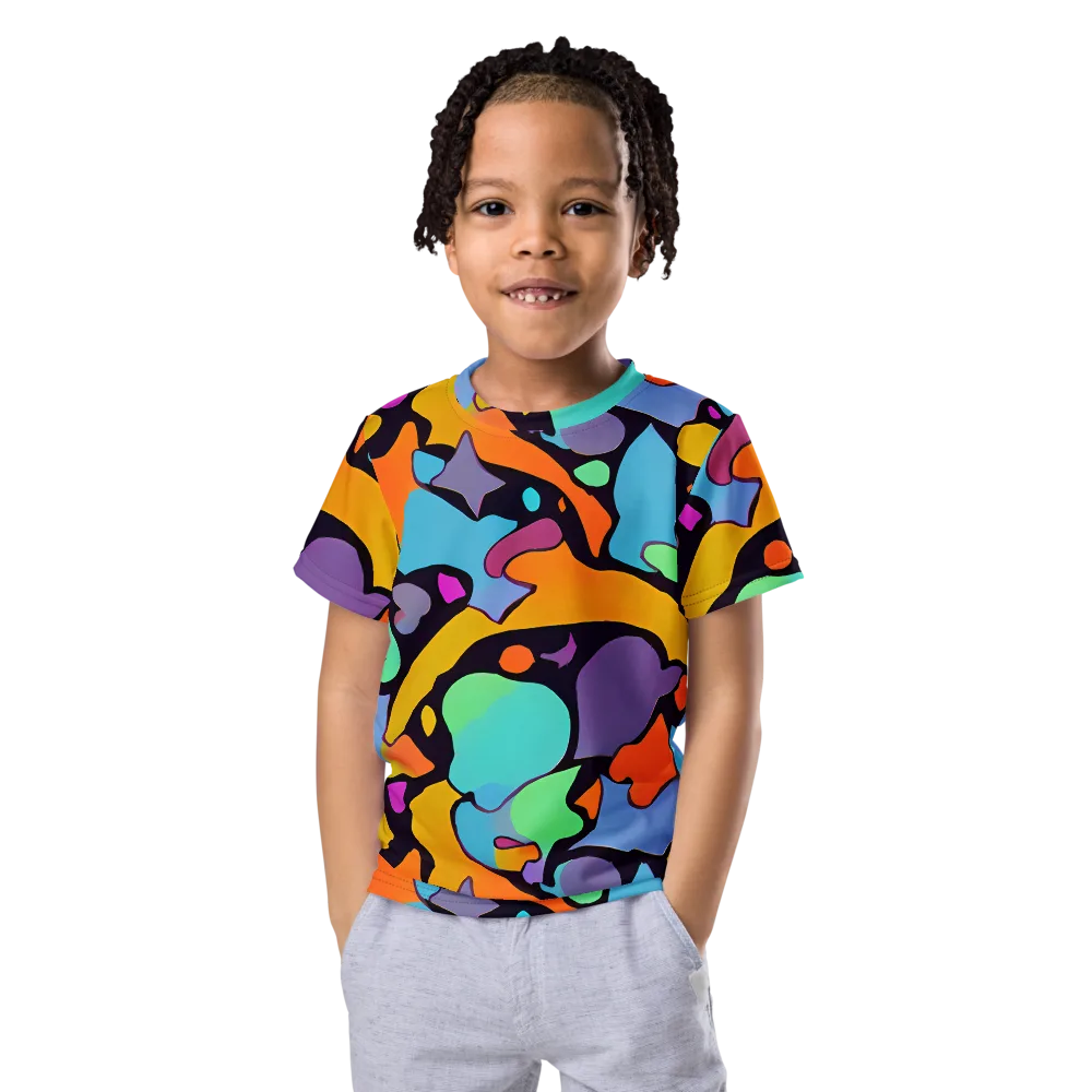 Acid Spectrum on Kids Crew Neck T-Shirt — Front
