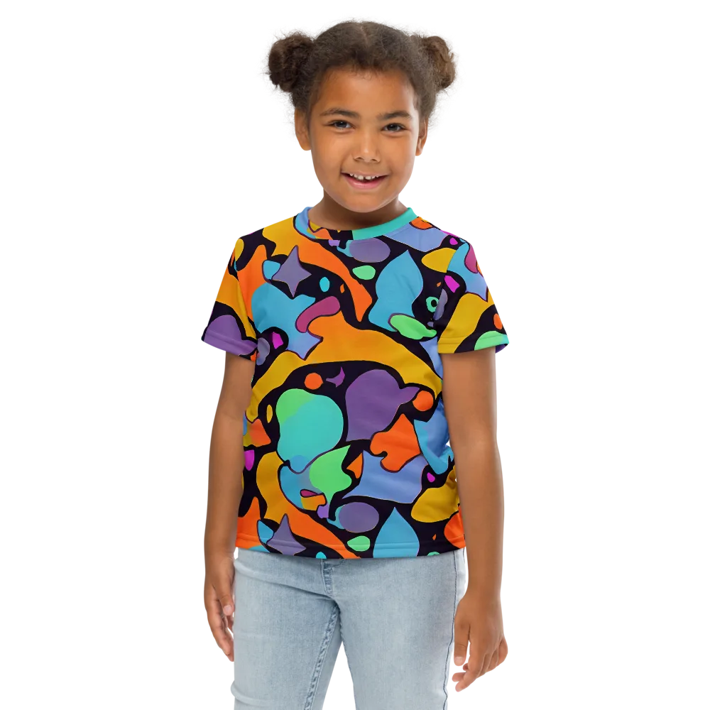 Acid Spectrum on Kids Crew Neck T-Shirt — Front