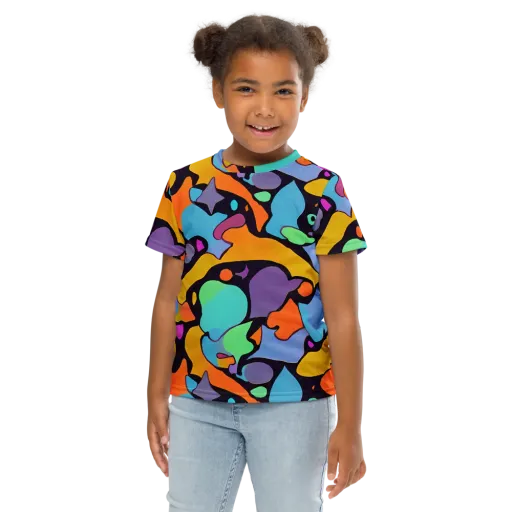 Acid Spectrum on a Kids Crew Neck T-Shirt