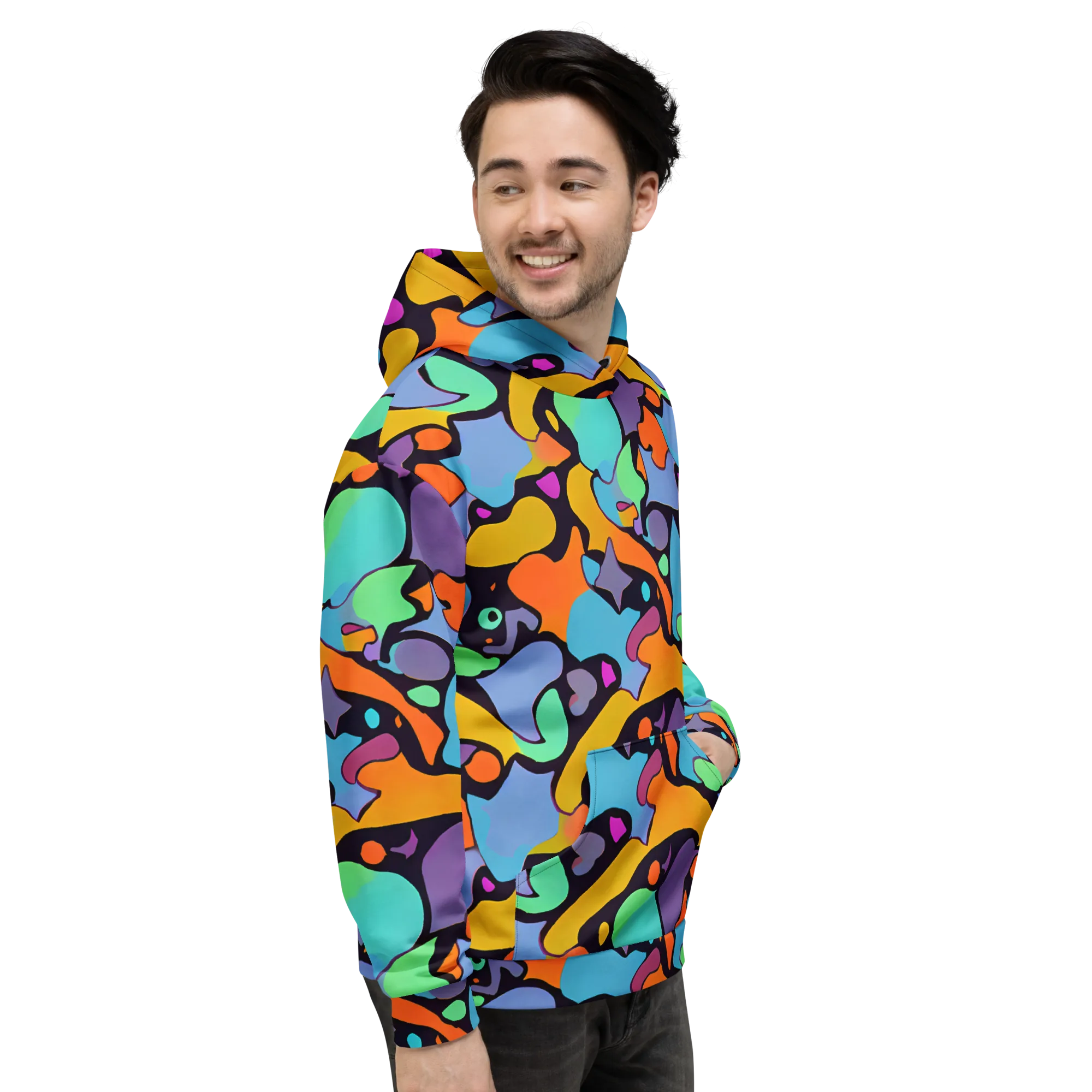Acid Spectrum on Hoodie — Right