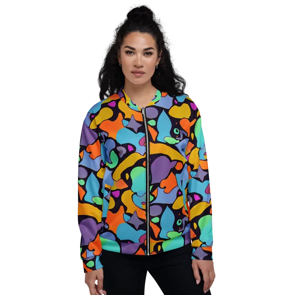 Acid Spectrum on Bomber Jacket — Front